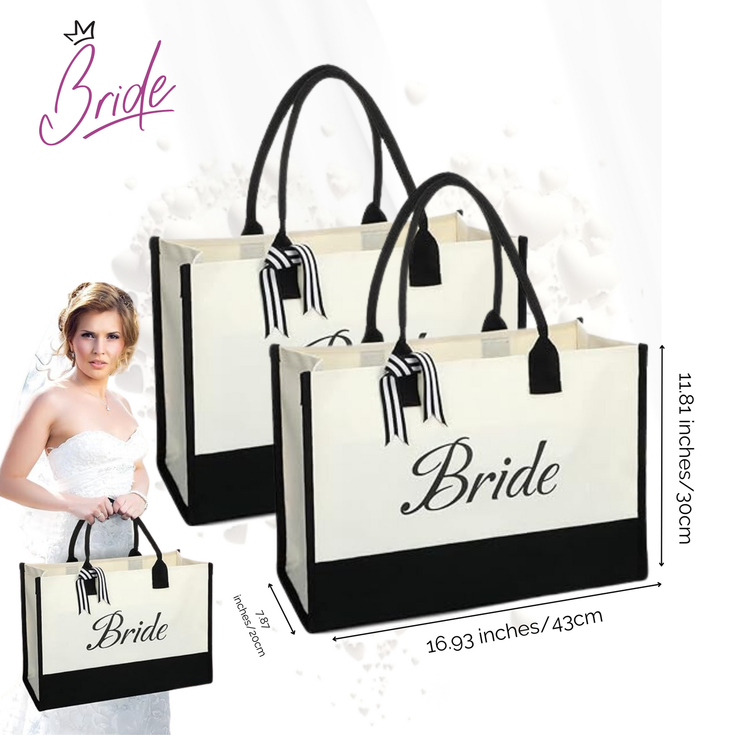 Elegante bolsa de Bride para tu despedida de soltera