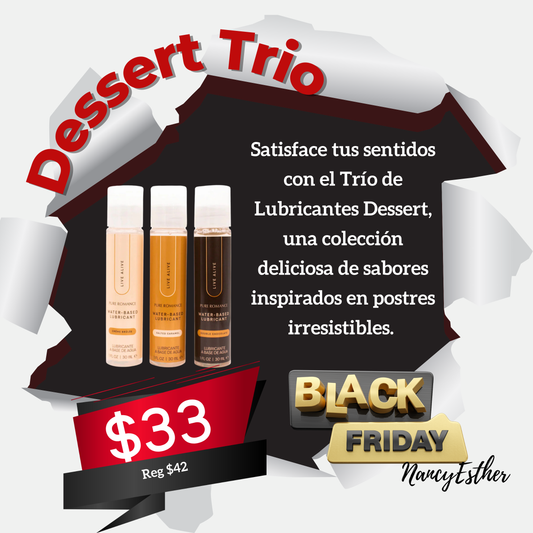 Lubricantes Comibles sin azúcar - Dessert Trio (14)