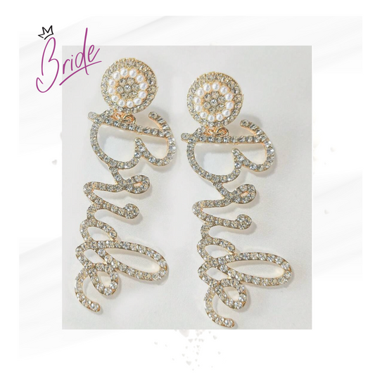 Aretes hermoso en color dorado - Bride