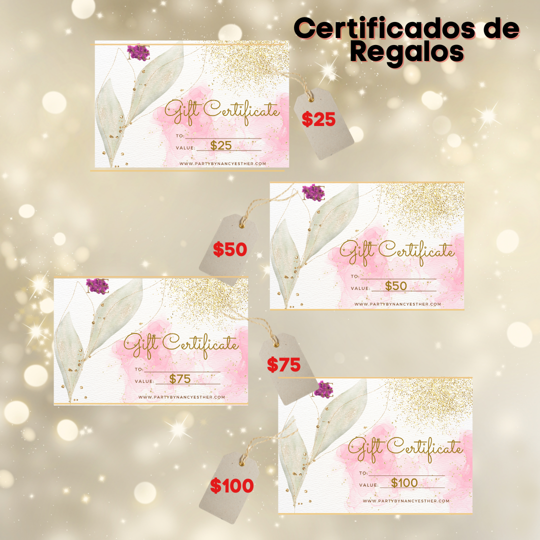 Certificados de Regalos